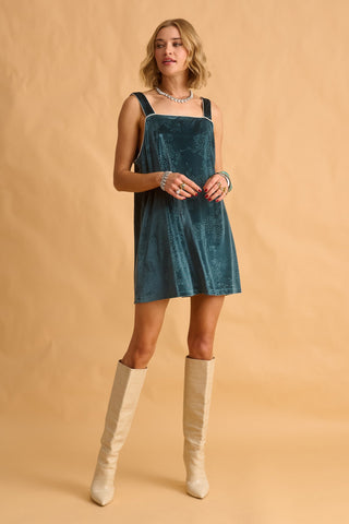 karavan clothing fashion fall winter 25 krvn homecoming collection dua mini dres petrol