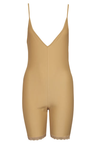 karavan clothing fashion spring summer 26 nai collection dulce brief jumpsuit beige