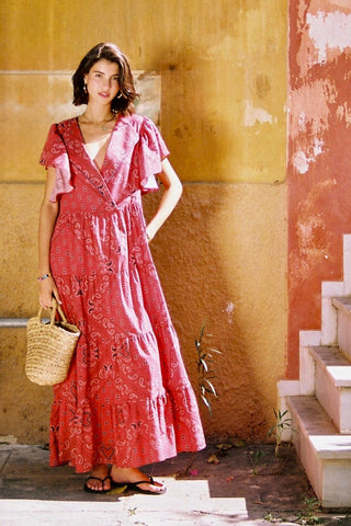 karavan clothing fashion spring summer 26 nai special issue collection angel dress bandana red