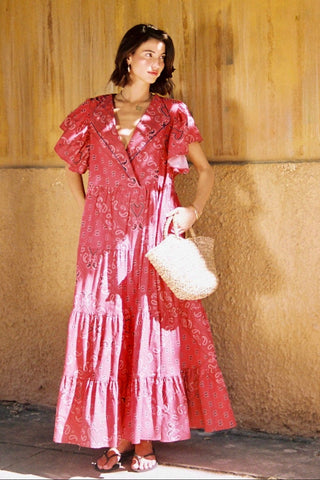 karavan clothing fashion spring summer 26 nai special issue collection angel dress bandana red