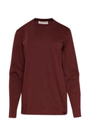 karavan fall winter 26' collection eda longsleeve tee bordeaux brown