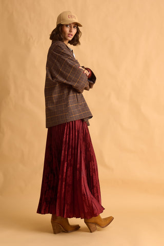 karavan clothing fashion fall winter 25 homecoming krvn collection eleonora dress bordeaux