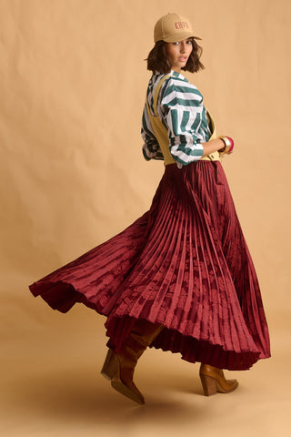 karavan clothing fashion fall winter 25 homecoming krvn collection eleonora dress bordeaux