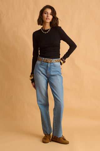 karavan clothing fashion fall winter 25 homecoming krvn collection daisy top black