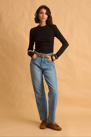 karavan clothing fashion fall winter 25 homecoming krvn collection daisy top black