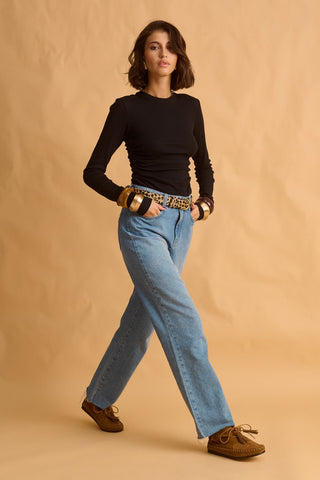 karavan clothing fashion fall winter 25 homecoming krvn collection daisy top black