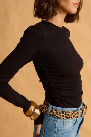 karavan clothing fashion fall winter 25 homecoming krvn collection daisy top black