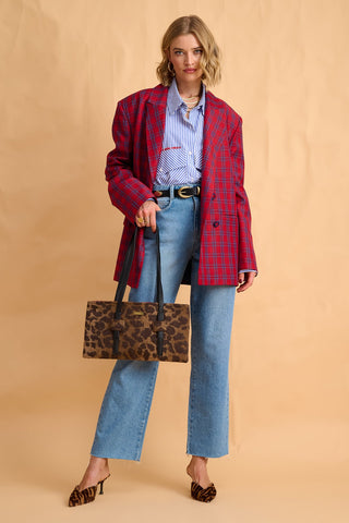 karavan clothing fashion fall winter 25 homecoming collection gwen blazer checked red