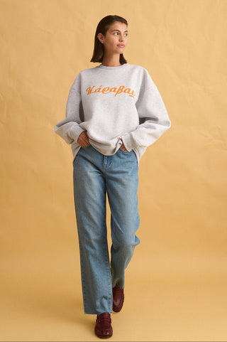 karavan clothing fashion fall winter 25 homecoming collection jasmine sweatshirt grey