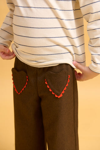 karavan clothing fashion fall winter 25 homecoming rookies collection elinor trousers brown