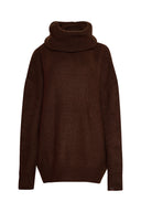 karavan fall winter 26' collection elisa knitted sweater brown