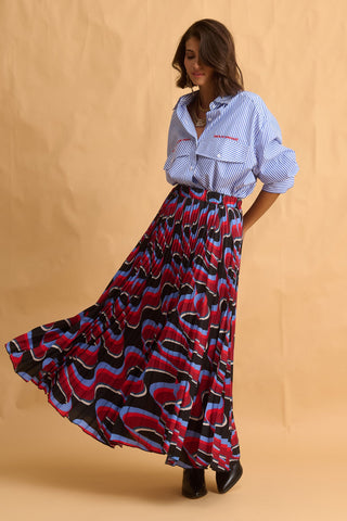 karavan clothing fashion fall winter 25 homecoming collection beverly skirt black