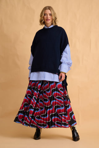 karavan clothing fashion fall winter 25 homecoming collection beverly skirt black