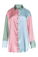 karavan fall winter 26' collection elodi shirt pink ciel stripes