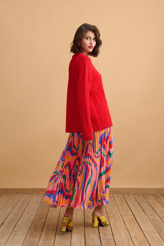 Josefina Skirt (Curly Pink)