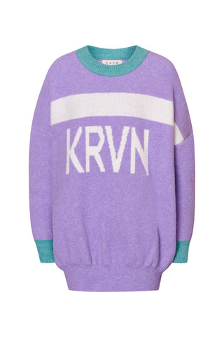karavan clothing fashion fall winter 25 homecoming krvn collection elvira knitted sweater lilac
