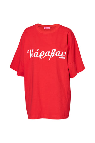 karavan clothing fashion fall winter 25 homecoming collection emily tee red