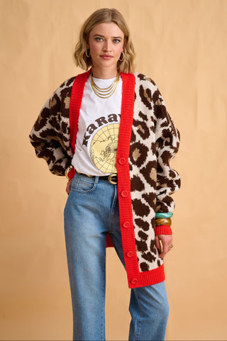karavan clothing fashion fall winter 25 homecoming collection maya cardigan leopard