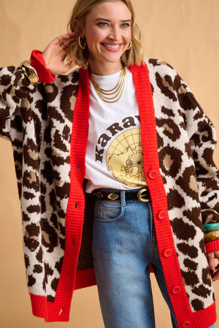 karavan clothing fashion fall winter 25 homecoming collection maya cardigan leopard