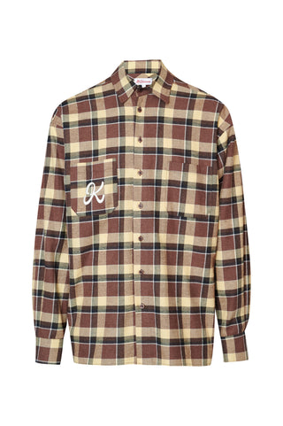 karavan clothing fashion fall winter 25 homecoming men collection enrique shirt brown butter checked