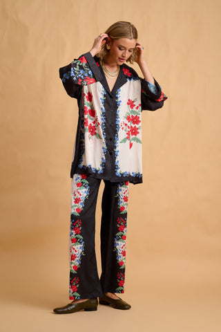 karavan clothing fashion fall winter 25 homecoming collection erica trousers black ivory floral