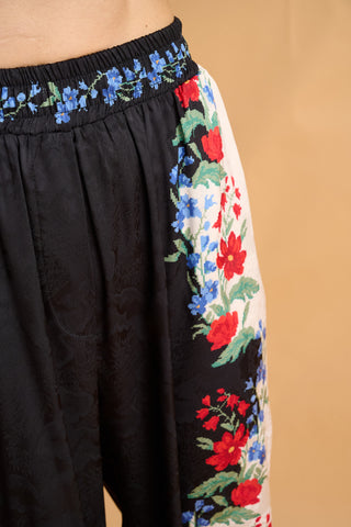 karavan clothing fashion fall winter 25 homecoming collection erica trousers black ivory floral