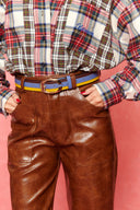 karavan fall winter 26' collection rastia belt yellow brown blue