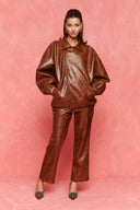 karavan fall winter 26' collection paula jacket brown