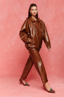 karavan fall winter 26' collection paula jacket brown