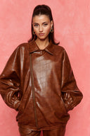 karavan fall winter 26' collection paula jacket brown