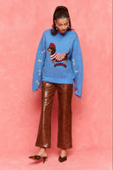 karavan fall winter 26' collection esther faux leather trousers tabac brown