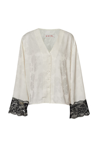 karavan clothing fashion fall winter 25 homecoming krvn collection ethel shirt ivory