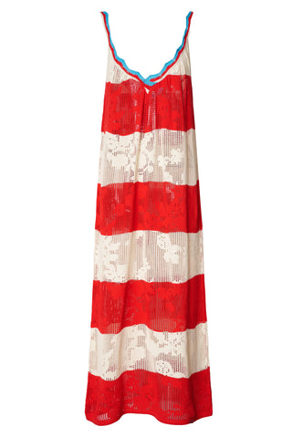 karavan clothing fashion spring summer 26 nai collection eugene knitted dress red ivory