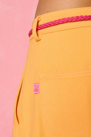 karavan clothing fashion spring summer 26 nai vera's day collection evianna bermuda shorts tangerine