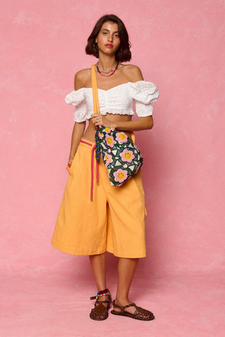 karavan clothing fashion spring summer 26 nai vera's day collection evianna bermuda shorts tangerine