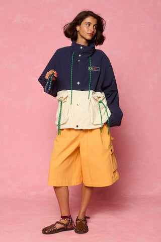 karavan clothing fashion spring summer 26 nai vera's day collection lottie jacket navy blue