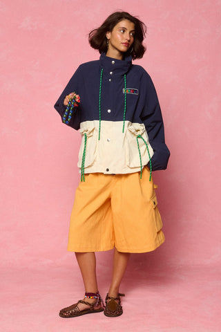 karavan clothing fashion spring summer 26 nai vera's day collection evianna bermuda shorts tangerine