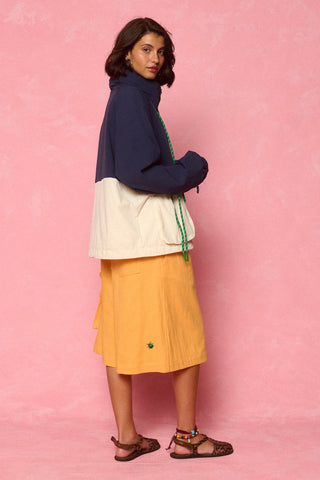 karavan clothing fashion spring summer 26 nai vera's day collection lottie jacket navy blue