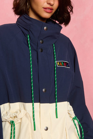 karavan clothing fashion spring summer 26 nai vera's day collection lottie jacket navy blue