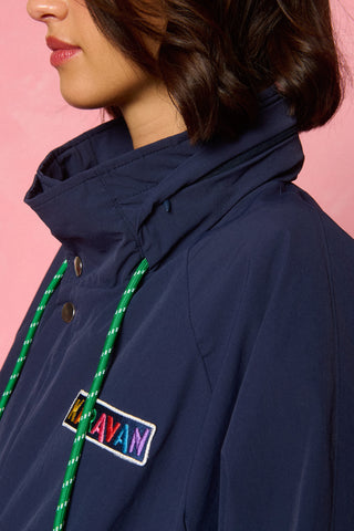 karavan clothing fashion spring summer 26 nai vera's day collection lottie jacket navy blue