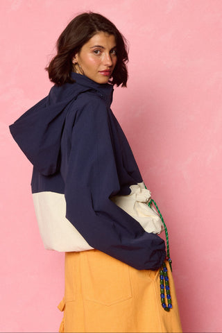 karavan clothing fashion spring summer 26 nai vera's day collection lottie jacket navy blue
