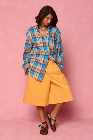 karavan clothing fashion spring summer 26 nai vera's day collection evianna bermuda shorts tangerine
