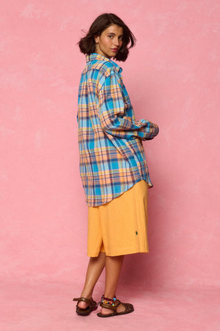 karavan clothing fashion spring summer 26 nai vera's day collection maren shirt multicolor checked