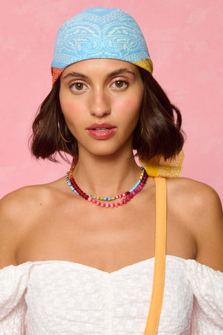 karavan clothing fashion spring summer 26 nai vera's day collection nyota bandana light blue green red