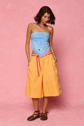 karavan clothing fashion spring summer 26 nai vera's day collection evianna bermuda shorts tangerine