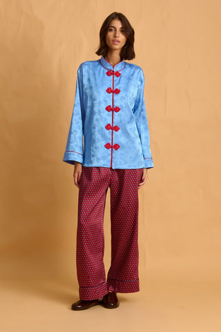 karavan clothing fashion fall winter 25 homecoming homeware collection eye pants burgundy