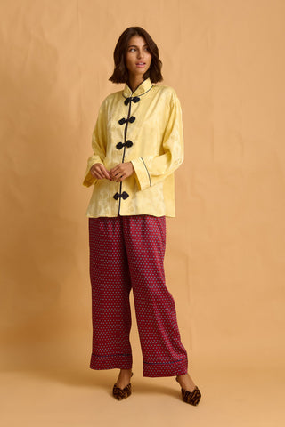 karavan clothing fashion fall winter 25 homecoming homeware collection eye pants burgundy