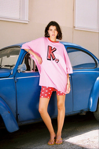 karavan clothing fashion spring summer 26 nai special issue collection juno tee pink k logo