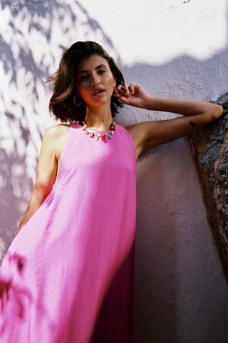 karavan clothing fashion spring summer 26 nai special issue collection cyrus dress pink