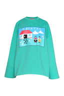 karavan fall winter 26' collection fabia sweater mint green